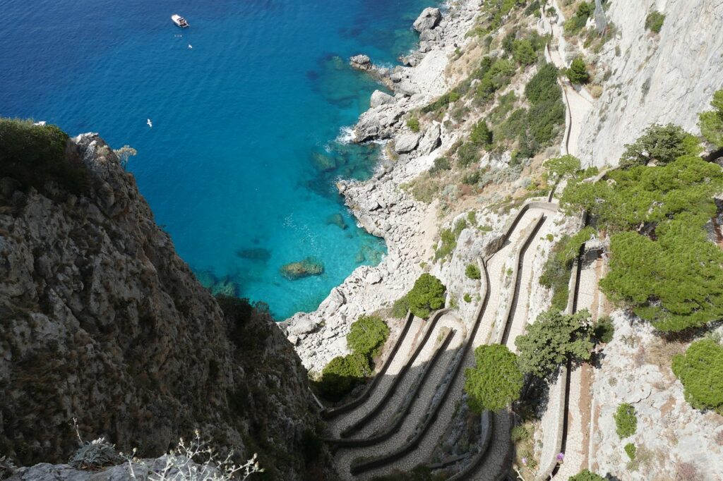 Escursione a Capri la via Krupp